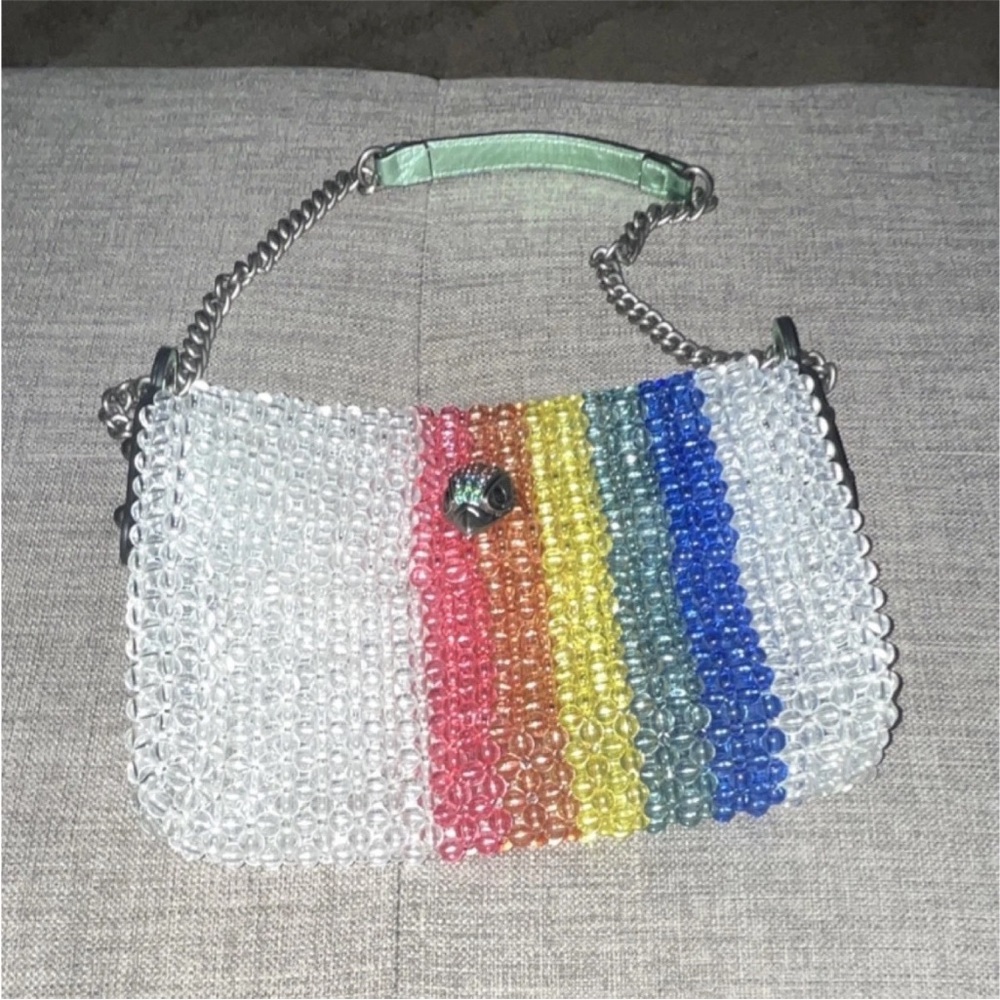 Kurt Geiger Multicolor Beaded Shoulder Bag